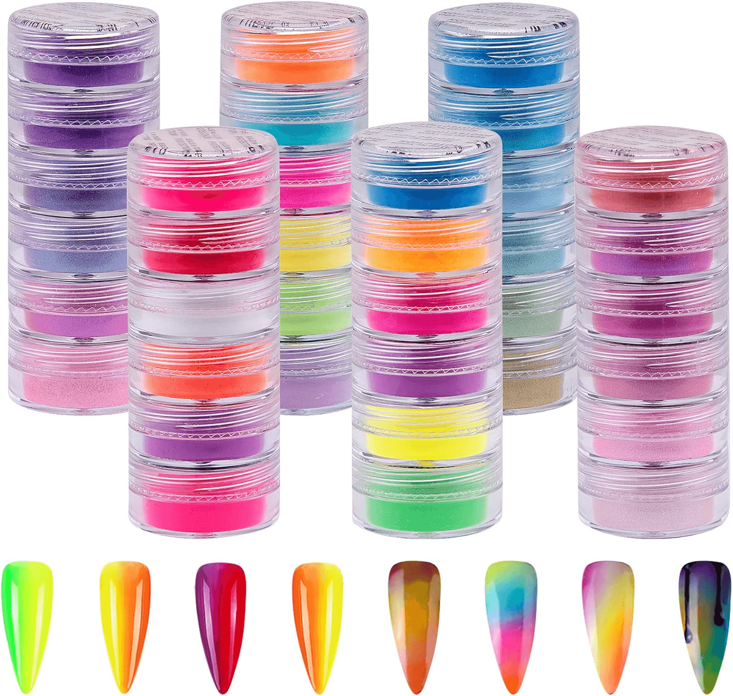Duufin 36 Colors Nail Pigment Powder