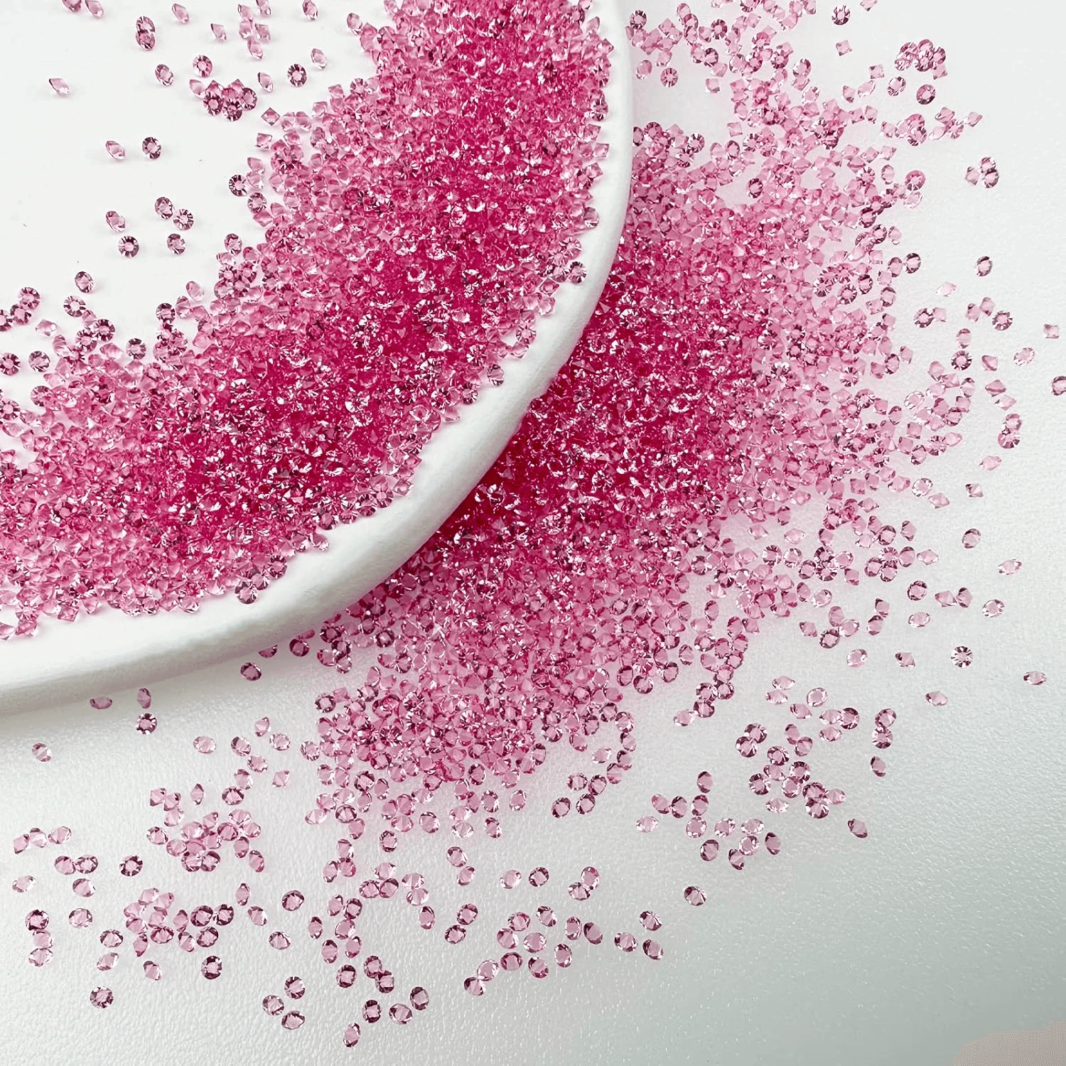 HINABTRU 8000 Light Pink Pixie Crystals